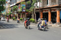 Strasse in Denpasar, Bali