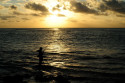 Sonnenuntergang in Kuta, Bali