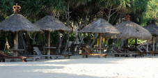 Der Süden der Insel Bali ist bekannt für seine wunderschönen Sandstrände und die exklusiven Hotelanlagen Exotischer Strand im Süden Balis