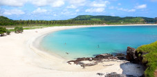 Strand von Kuta auf Lombok, Indonesien