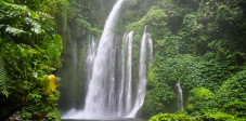 Tiu Keleb Wasserfall bei Senaru, Lombok