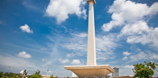 Nationaldenkmal Monumen Nasional Monas, Jakarta, Java, Indonesien