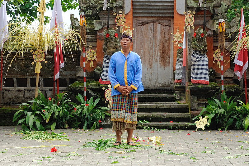 Ende Barong Tanz auf Bali