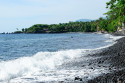 Direkt vor der Küste von Tulamben liegt das Wrack der U.S.A.T Liberty, ein beliebtes Ziel für Taucher Strand von Tulamben, Bali