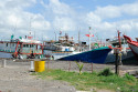 Fischerboote in Benoa Harbour, Bali