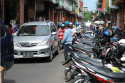 Strasse in Denpasar, Bali