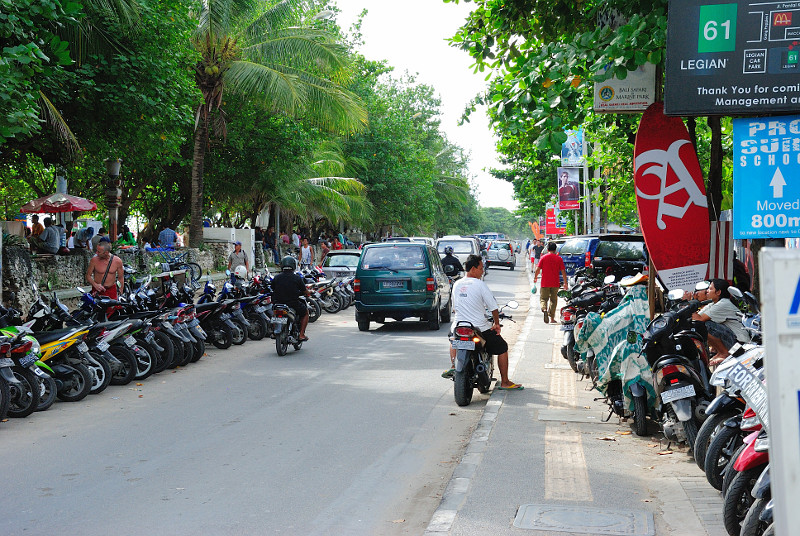 Strassen in Kuta, Bali