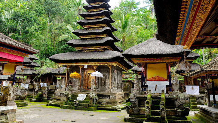 Der Pura Kehen in Bangli ist vor allem wegen des über 300 Jahre alten Ficus berühmt Pura Kehen in Bangli, Bali