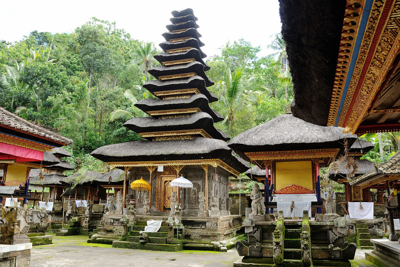 Meru im Pura Kehen in Bangli, Bali