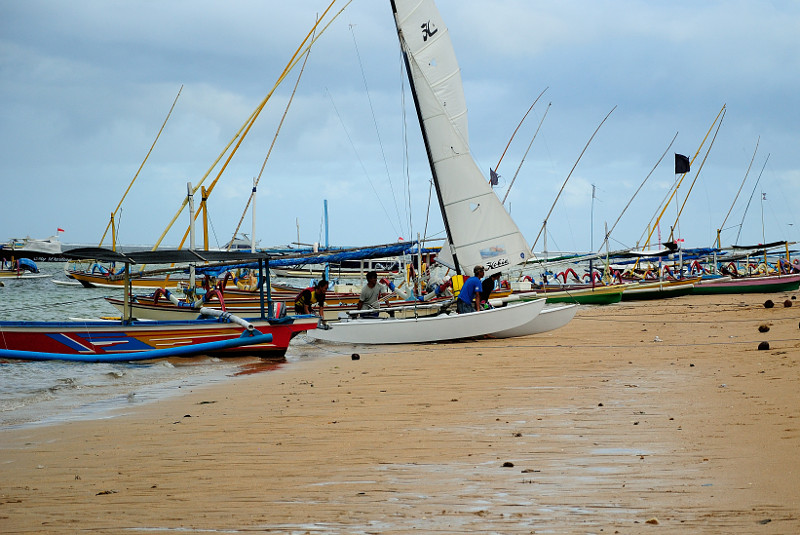 Boote in Sanur, Bali