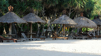 Exotischer Strand im Süden Balis