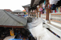 In Ubud gibt es einen großen Markt der sich über mehrere Gebäude und Stockwerke erstreckt. Einheimische kaufen hier ebenso wie Touristen Markt in Ubud, Bali