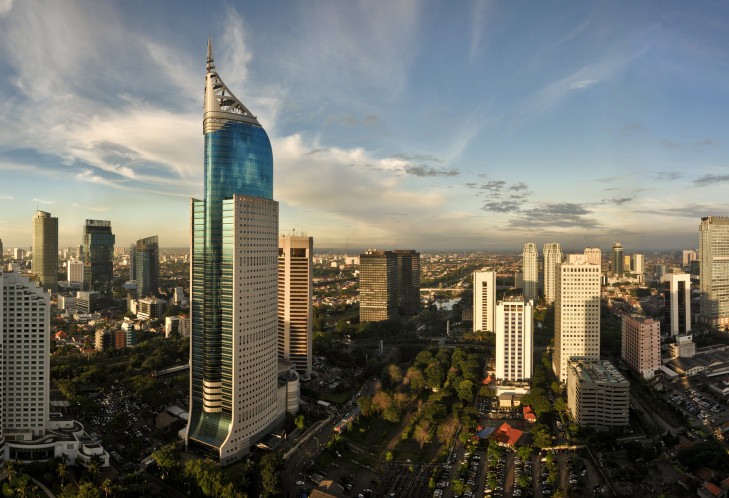 Die Skyline von Jakarta kann mit der jeder anderen Metropole locker mithalten. Foto: © Daxiao Productions / Shutterstock Skyline von Jakarta, Java, Indonesien